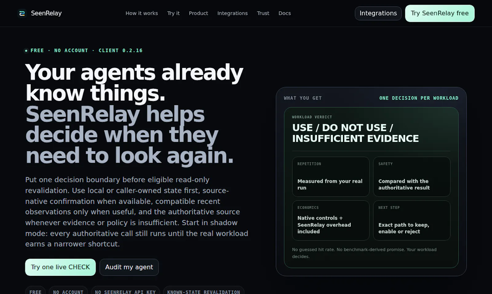 SeenRelay screenshot 1