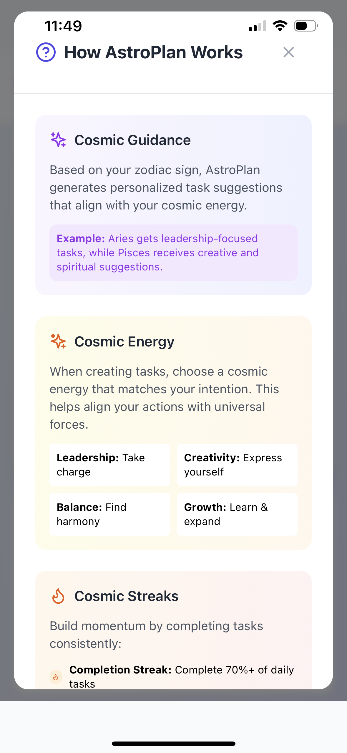 Astroplan-有意義的一天的3個任務 - 你今天應該做什麼？您的星星已經知道。 media 6
