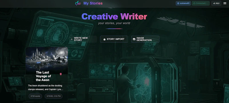 CreativeWriter screenshot 2
