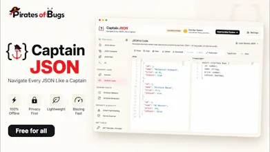 Captain JSON - Json Viewer & validator gallery image