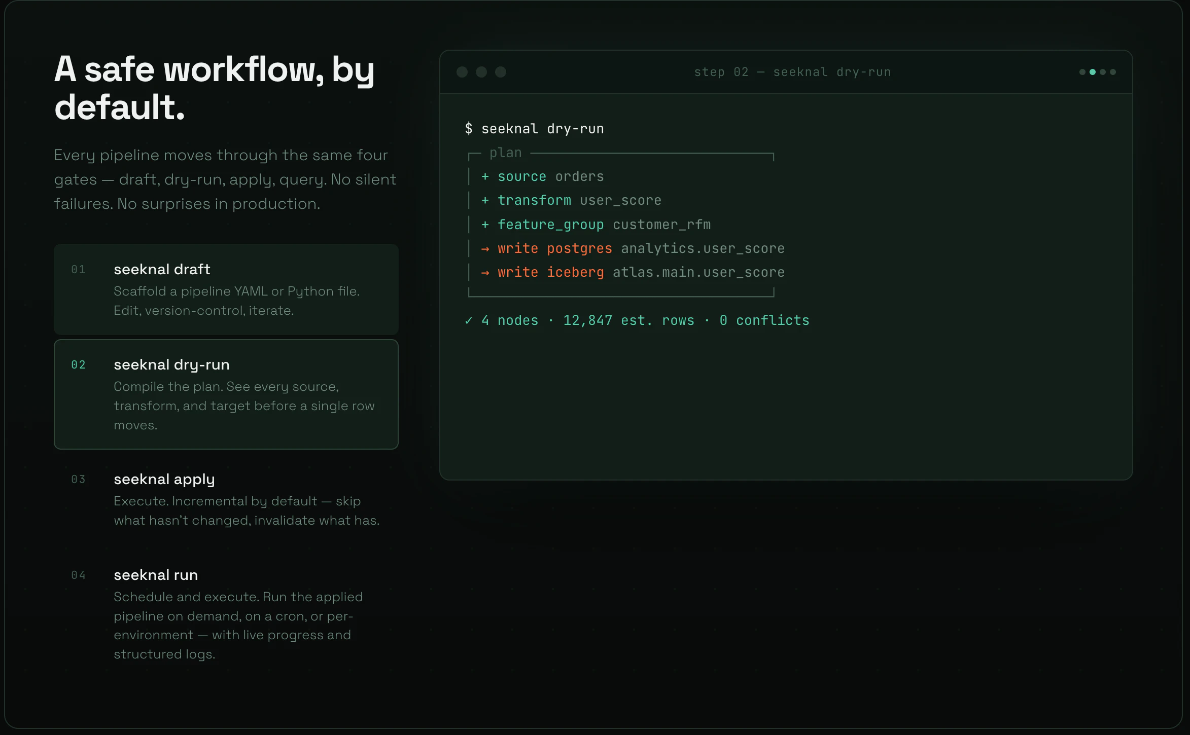 Seeknal screenshot 2