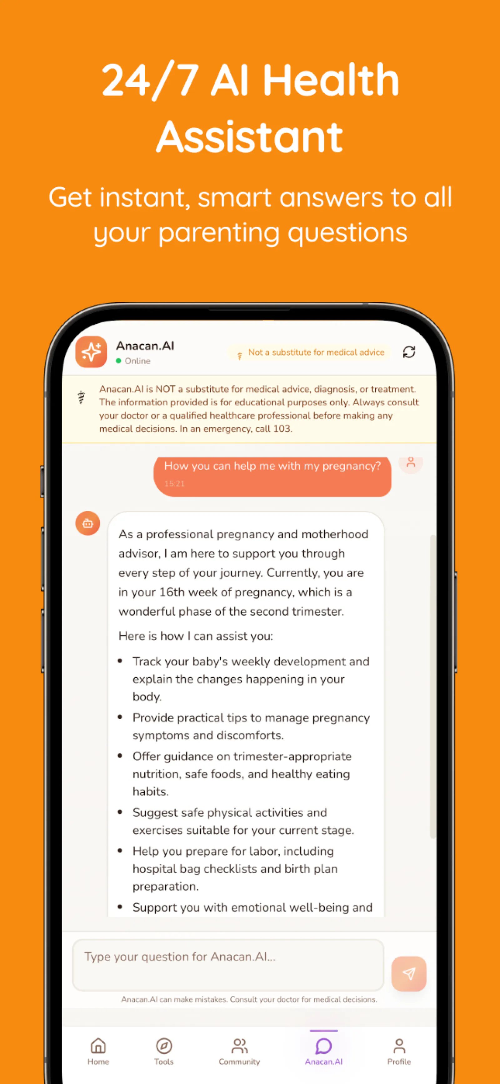 Anacan: Flow, Pregnancy & Baby screenshot 6