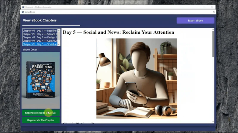 Ebooktrix : AI eBook Generator screenshot 9