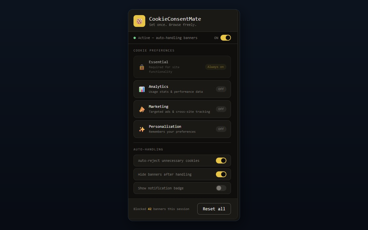 CookieConsentMate gallery image