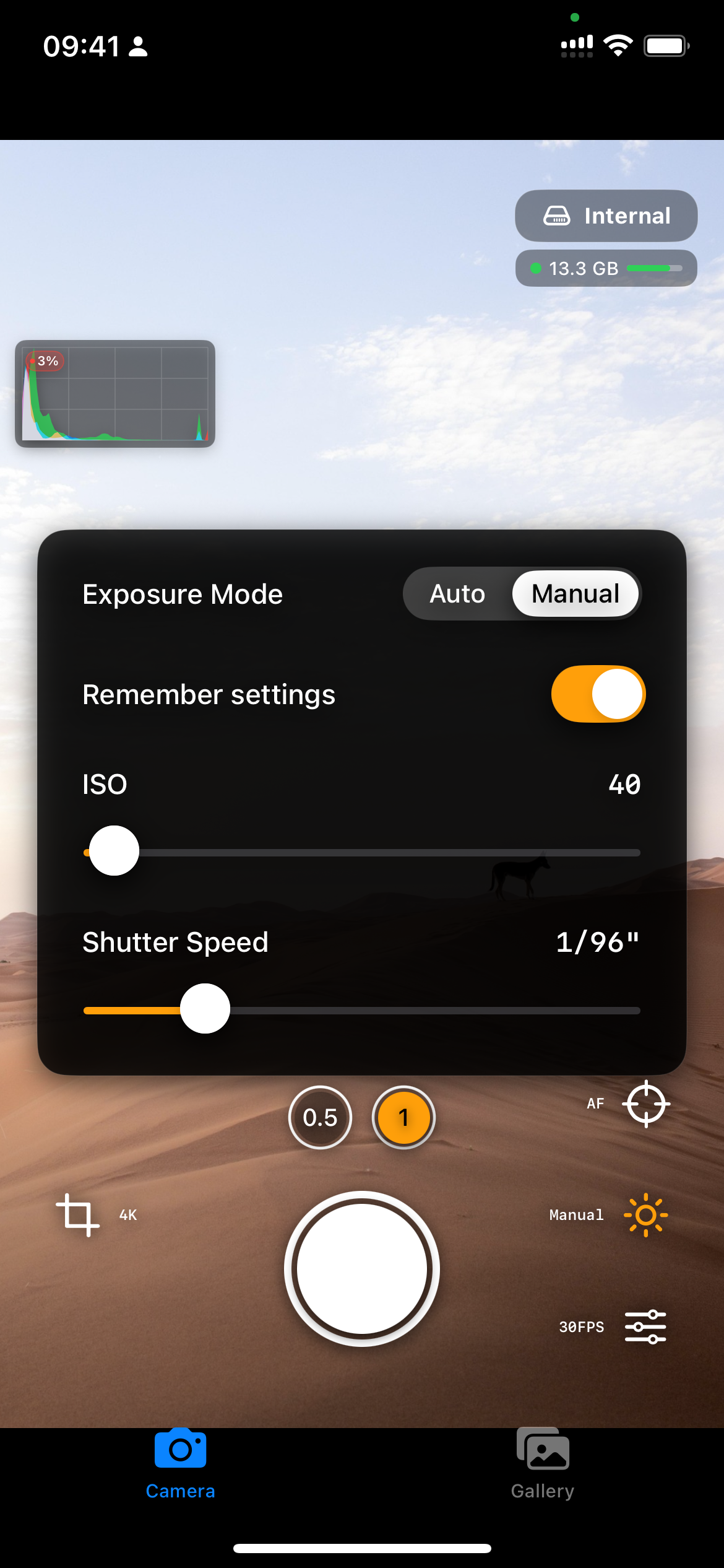 RAW Cam: CinemaDNG Video for iPhone gallery image