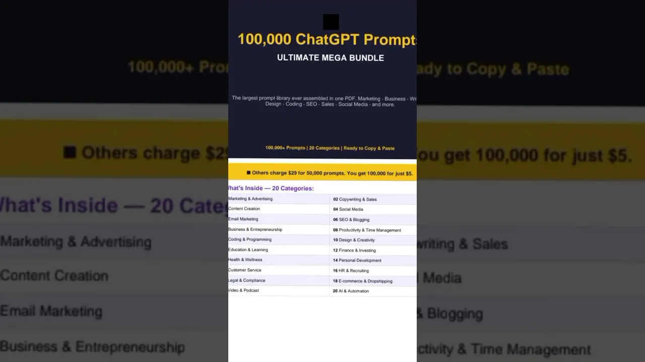 ​AI Prompt Library: 100,000+ Prompts gallery image