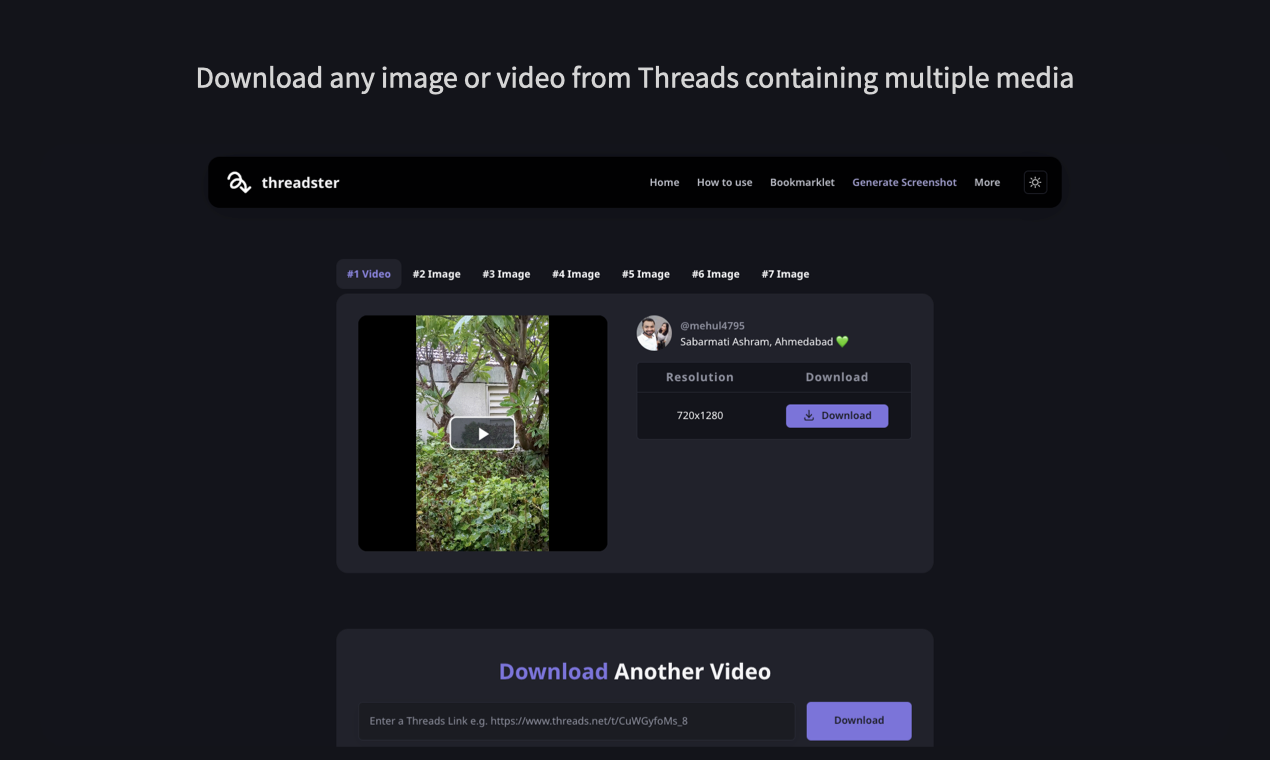 Threads Video Downloader gallery image