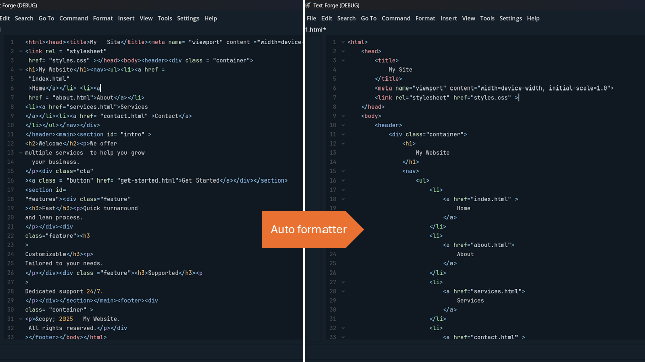 Text Schmiede - Mudolar Code Editor: Einfachheit zu beginnen, Kraft zu wachsen! Medien 3