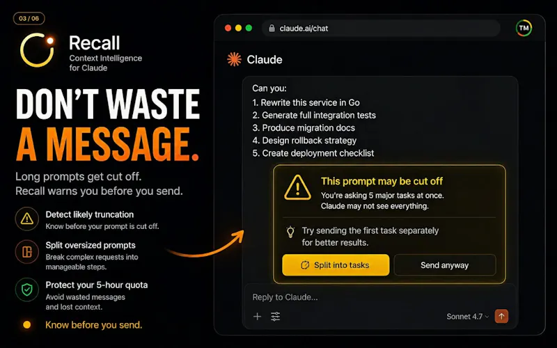 Recall screenshot 3