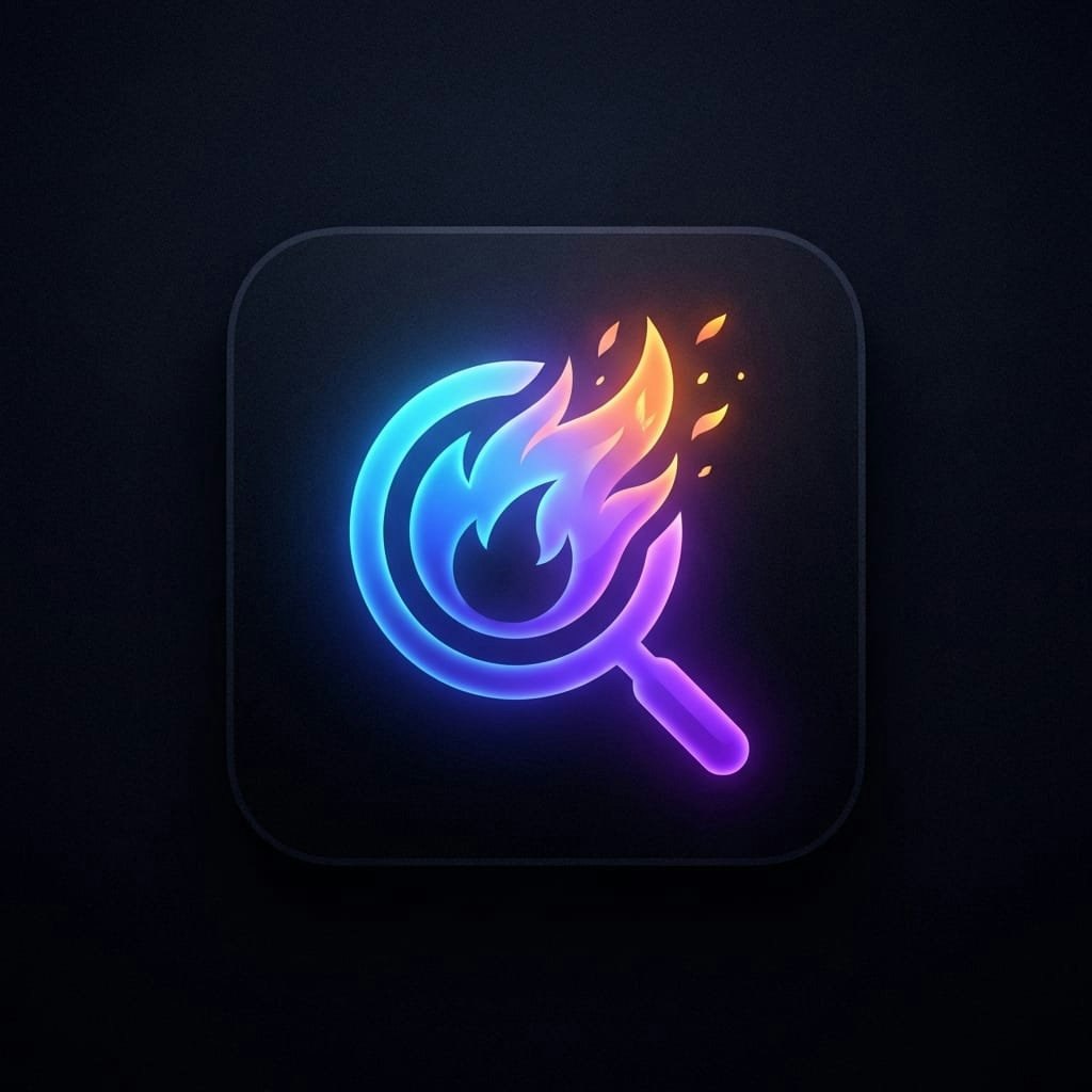 Viral Finder - Product Hunt launch logo and brand identity