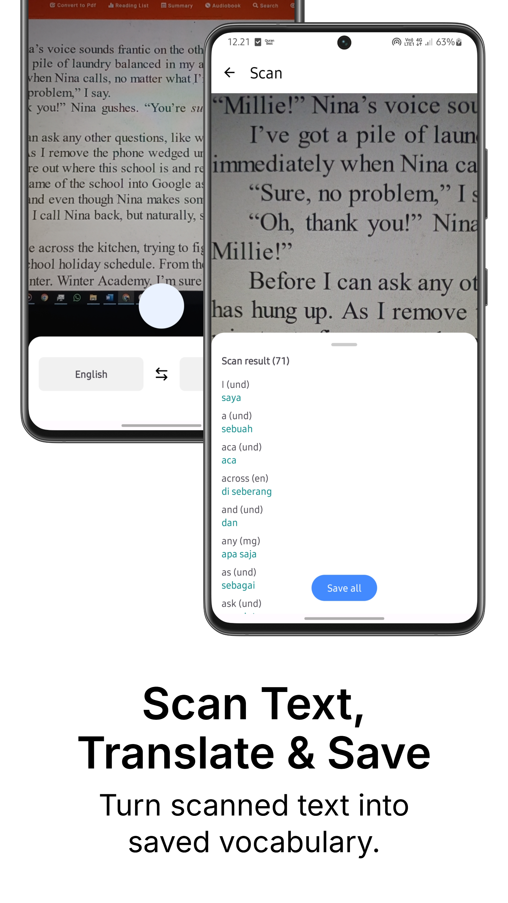 Vocabulens: Vocabulary - Screenshot 3 showing product features and functionality