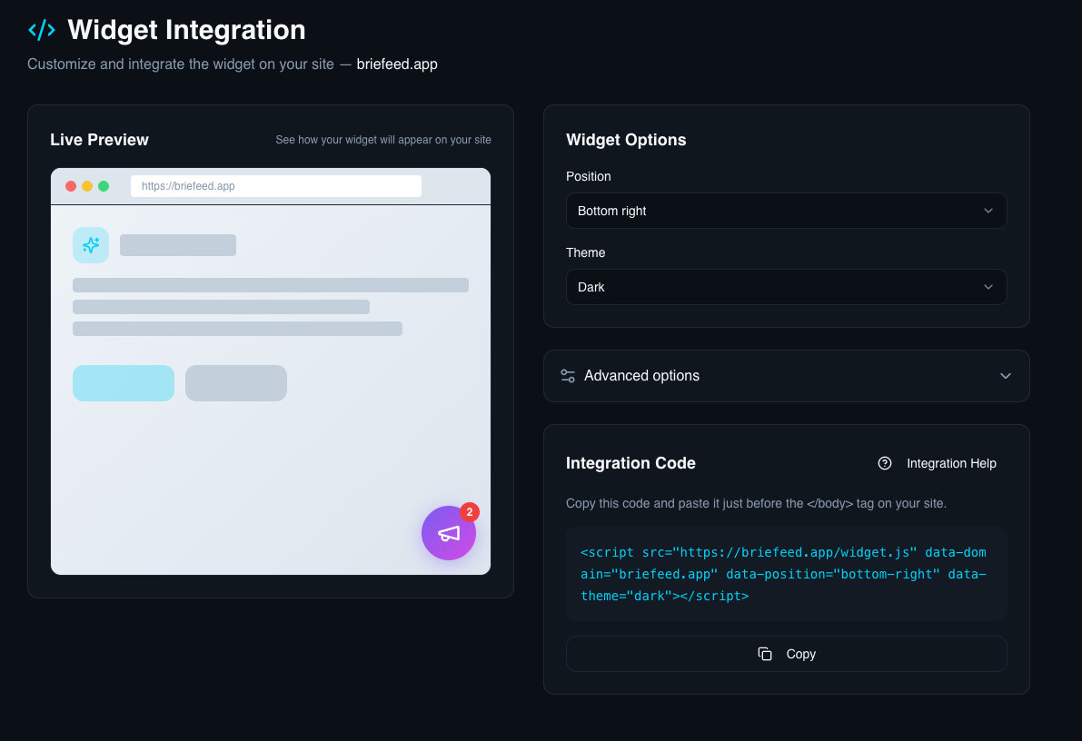 BrieFeed gallery image