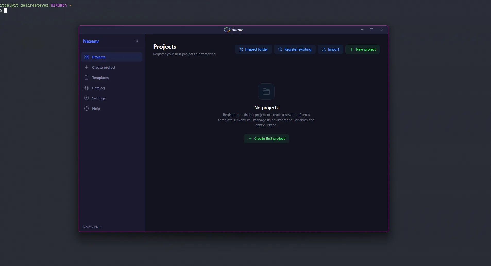 Nexenv – Dev Environment Manager gallery image
