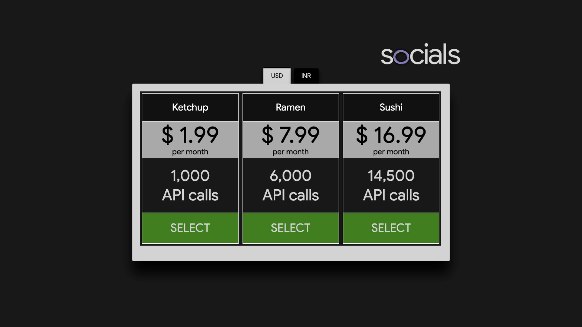 Socials gallery image