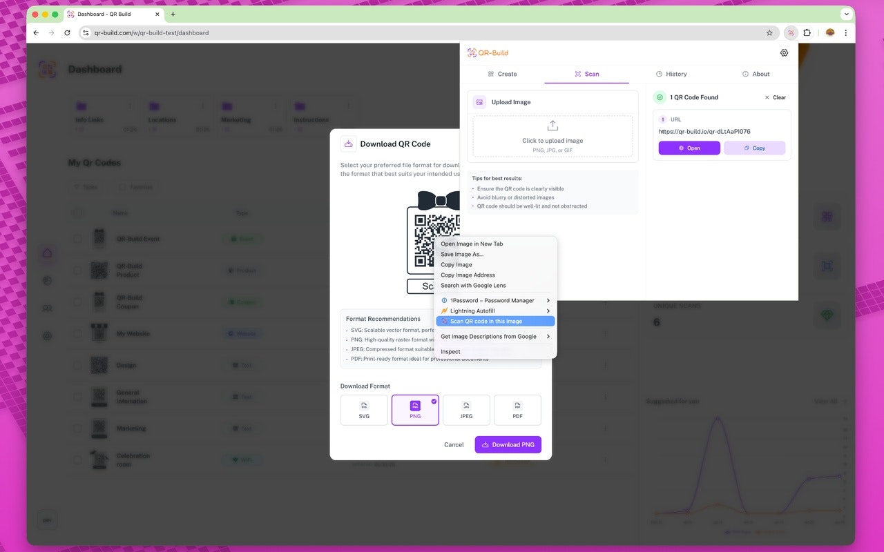 QR Code Generator & Scanner – QR Build gallery image