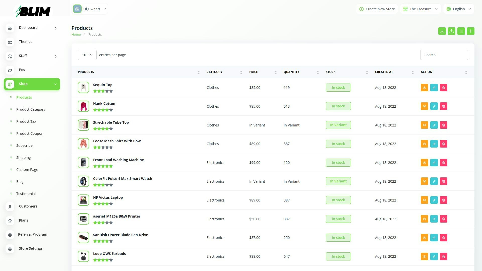 Blim | eCommerce Website Builder with AI - Screenshot 4 preview
