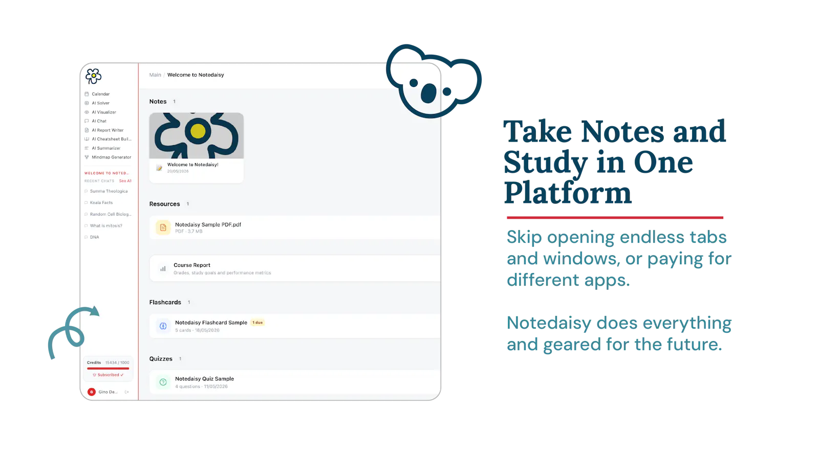 Notedaisy screenshot 2