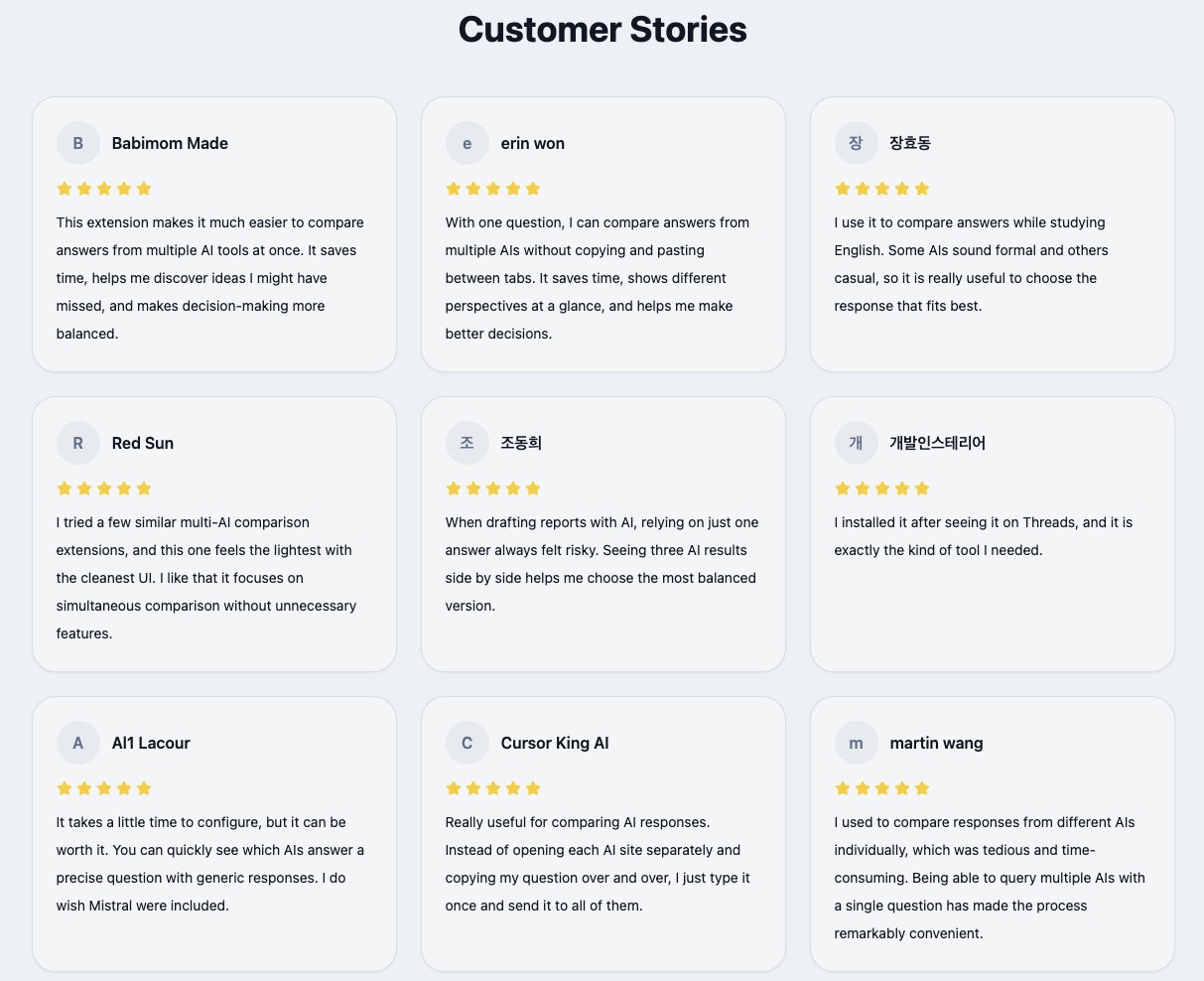 PromptLatte - Compare 10+ AI Answers gallery image