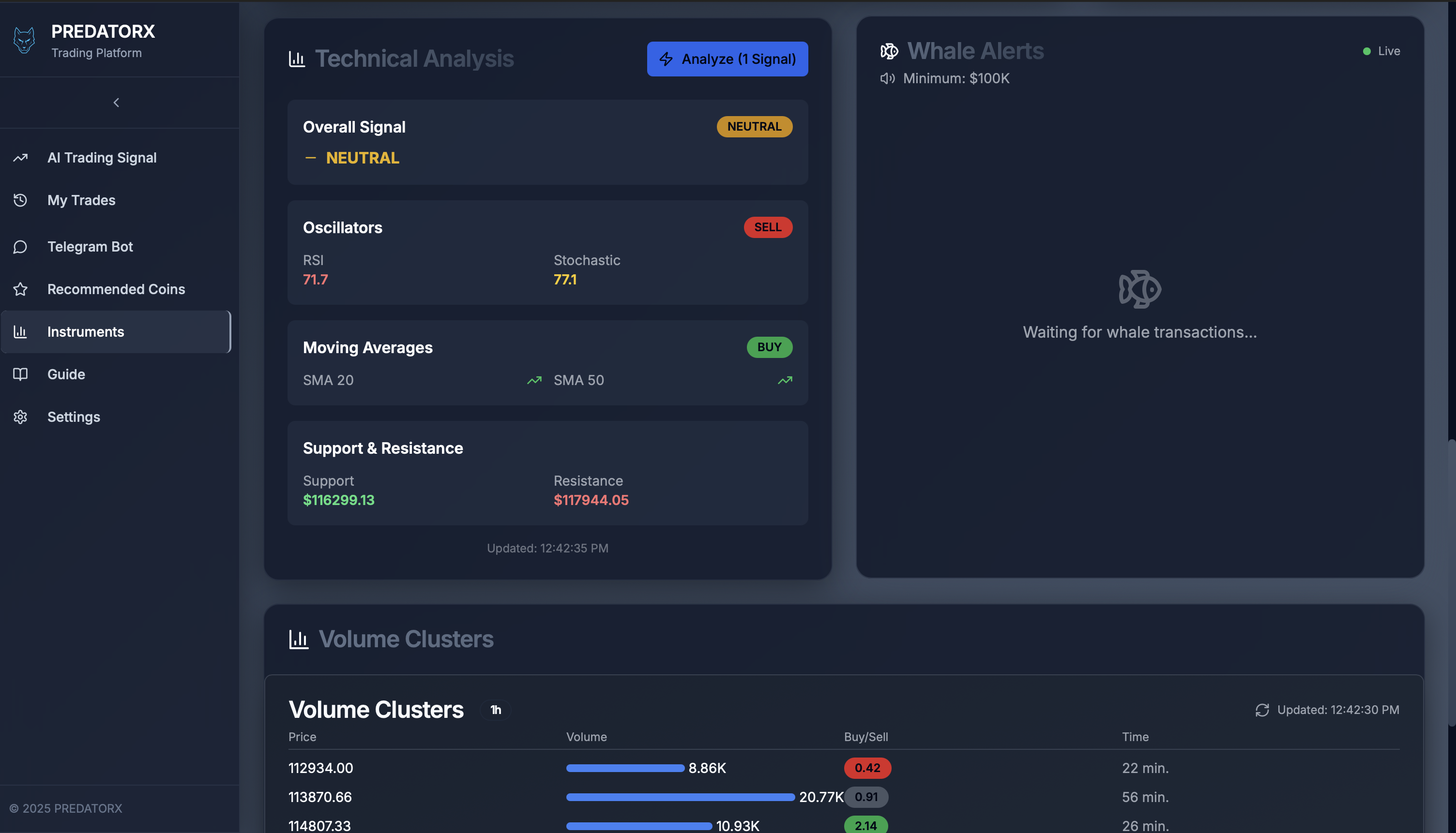 PredatorX AI Signal Generator - Boost profits with AI-driven crypto signals media 2