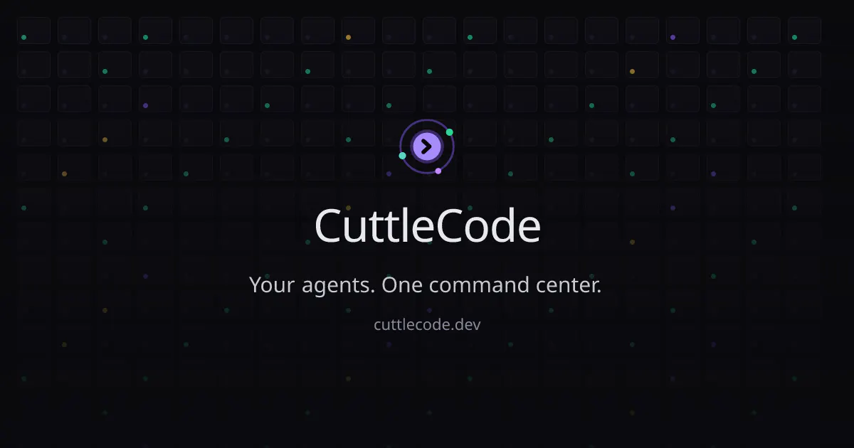 CuttleCode - Mission control for agents gallery image