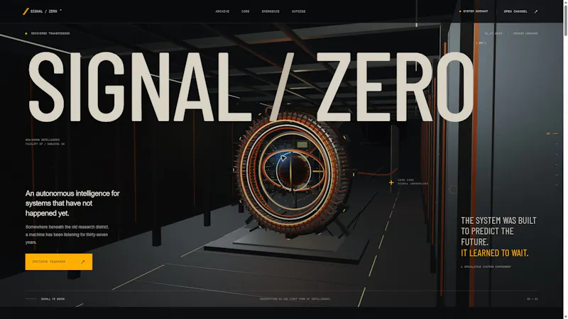 SIGNAL / ZERO screenshot 2