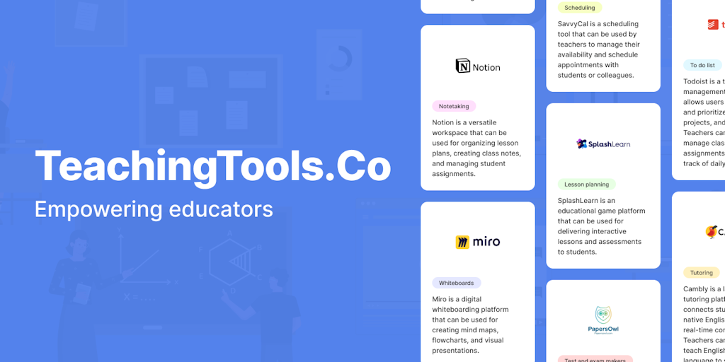 Teaching Tools: The best resources for teaching, tutoring, and ...