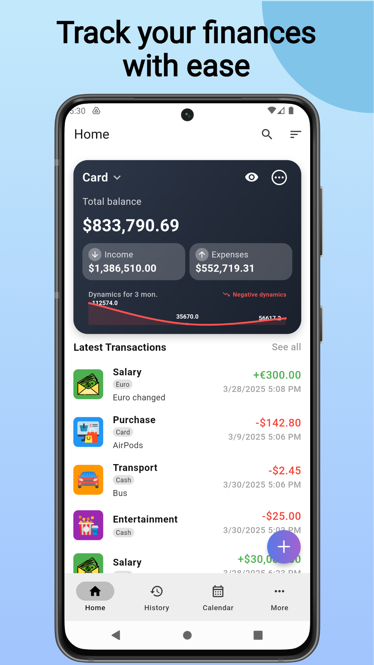 Money Manager - Track expenses, set financial goals, manage debts media 1