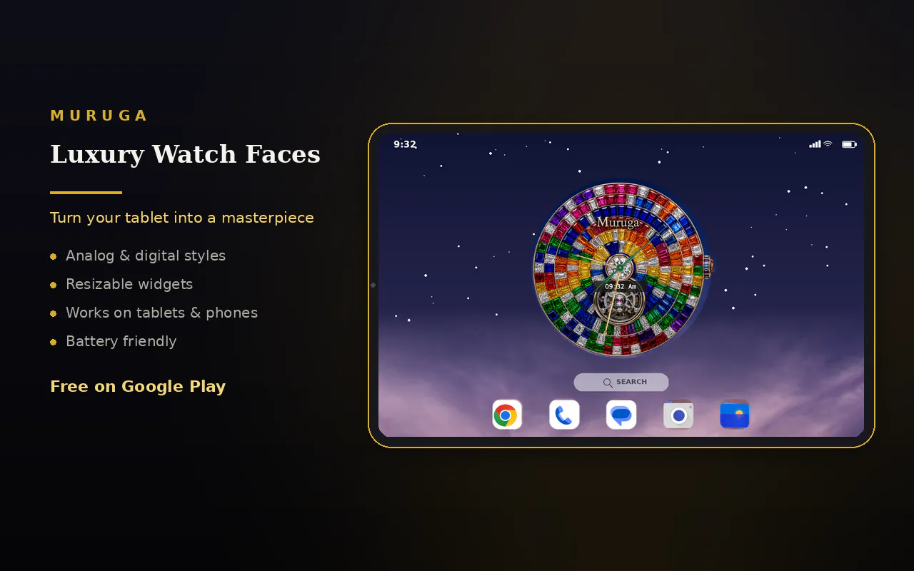 MURUGA Clock Widget gallery image