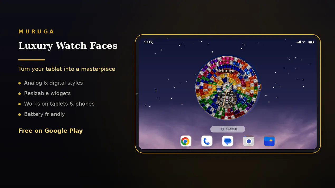 MURUGA Clock Widget product