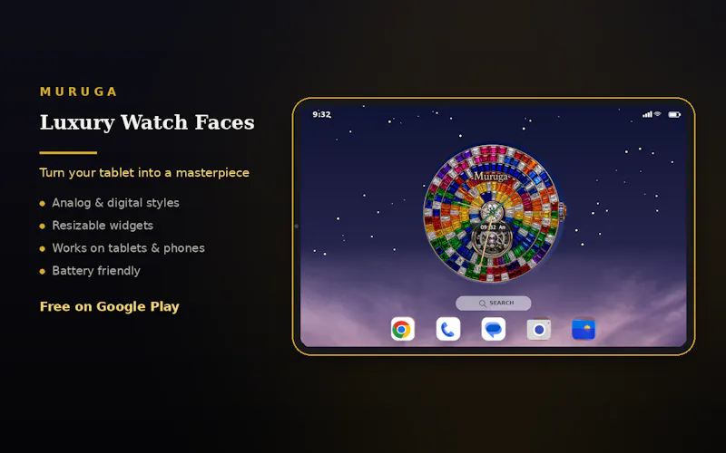 MURUGA Clock Widget screenshot 2