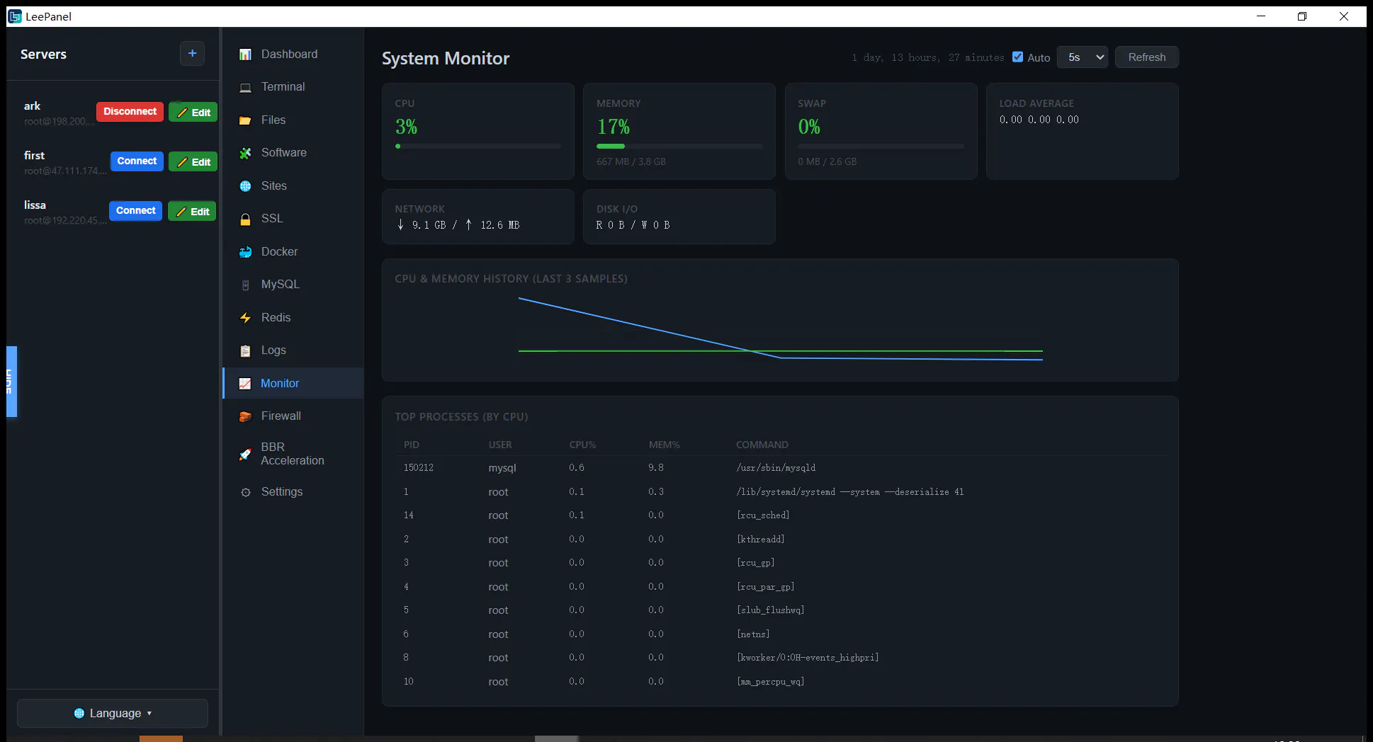 LeePanel screenshot