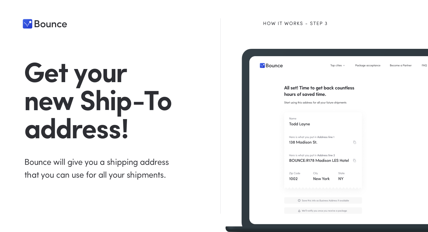 Bounce Package Acceptance gallery image