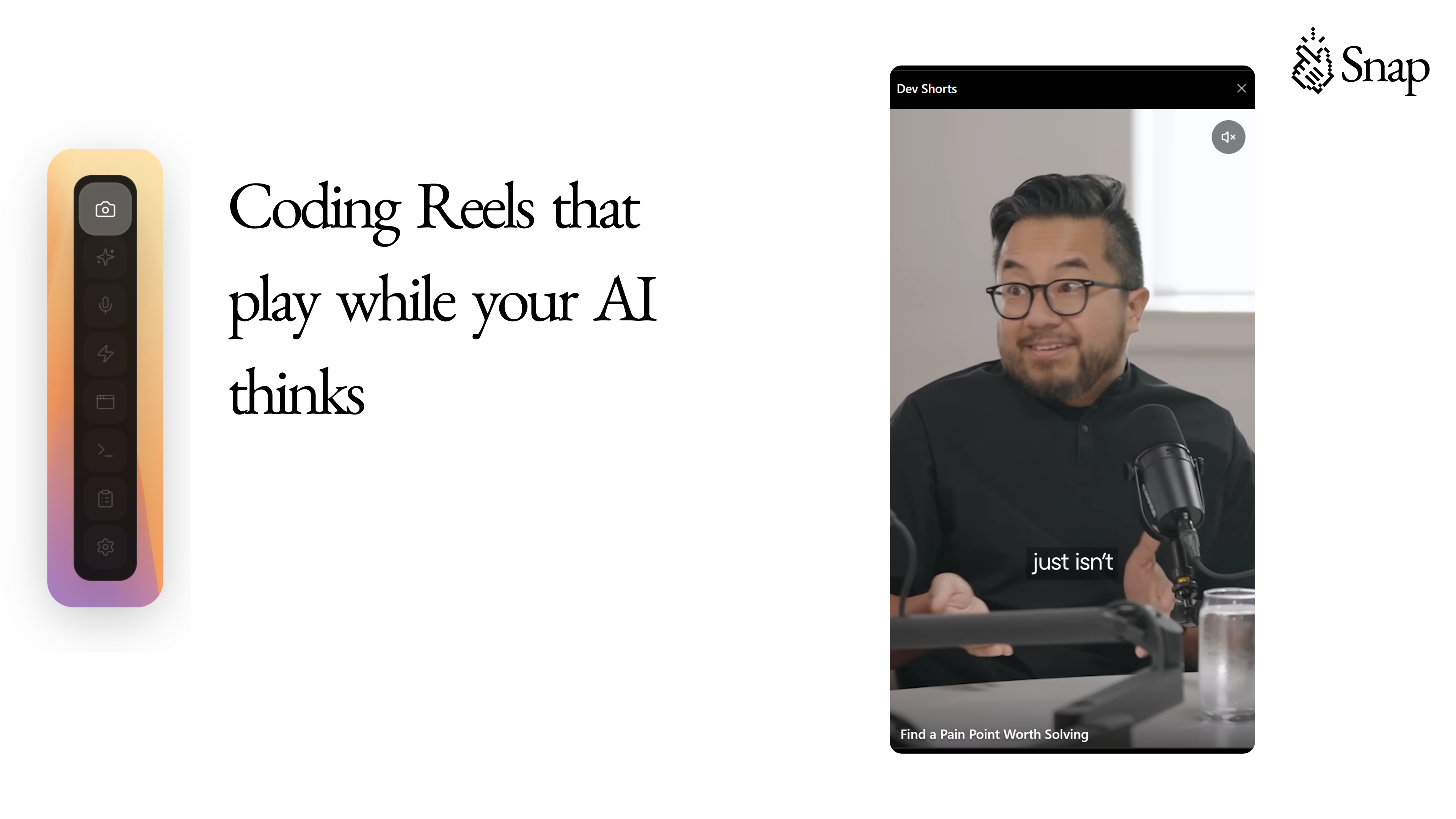 Snap Developer Dock - Screenshot 3 showing product features and functionality