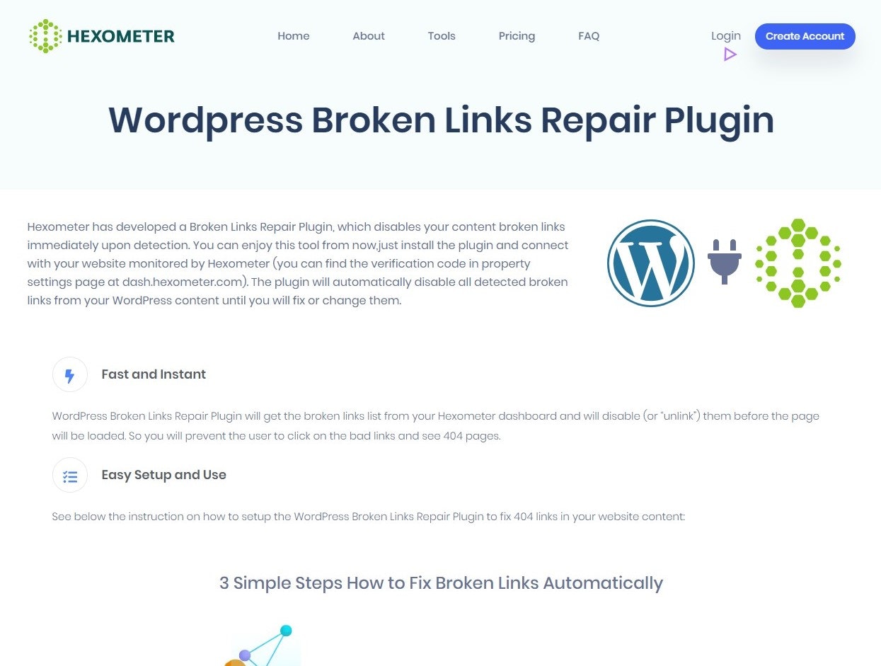 Broken Links Repair Plugin gallery image