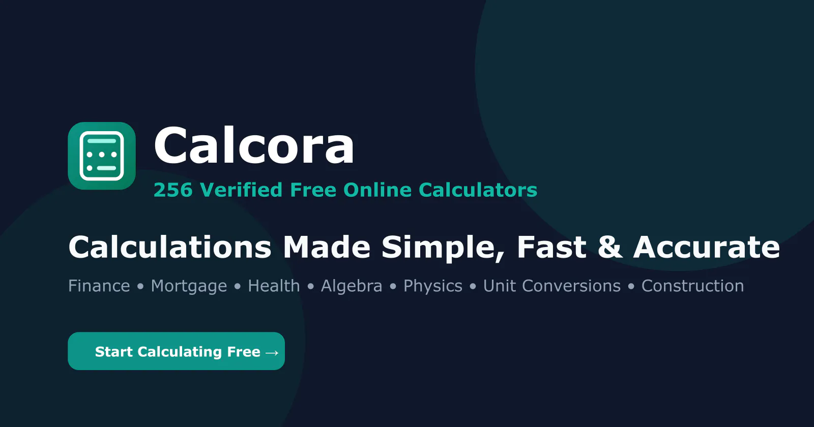 Calcora screenshot 1