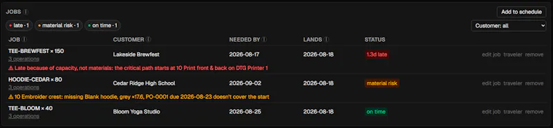 Schedule Forge screenshot 2