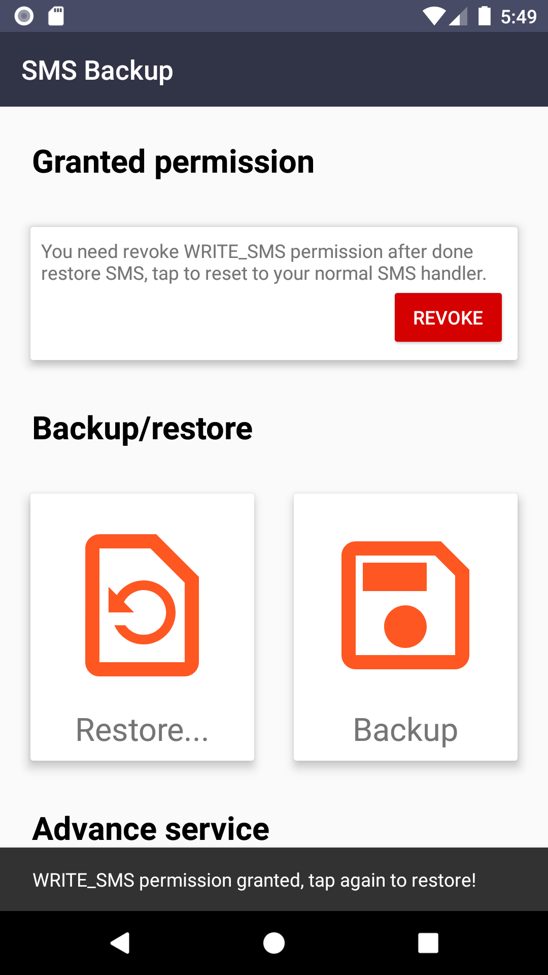 SMS Backup & Restore Plus - Cloud Saving gallery image