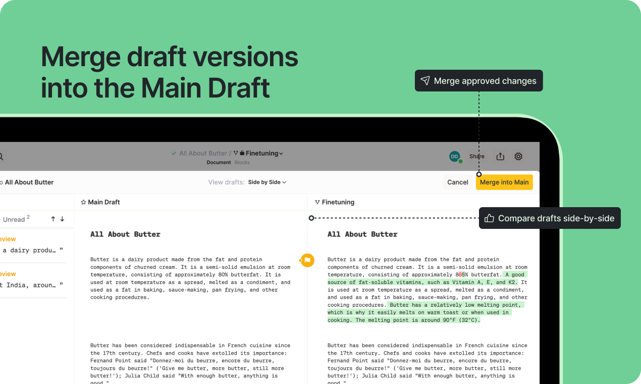 Butterdocs - Альтернатива Google Docs для серьезных писателей и команд медиа 7