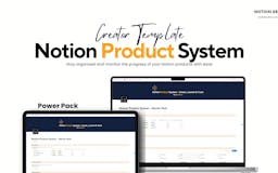 Notion Product System: Creator Planner media 1