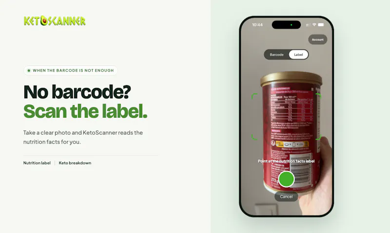 KetoScanner screenshot 3
