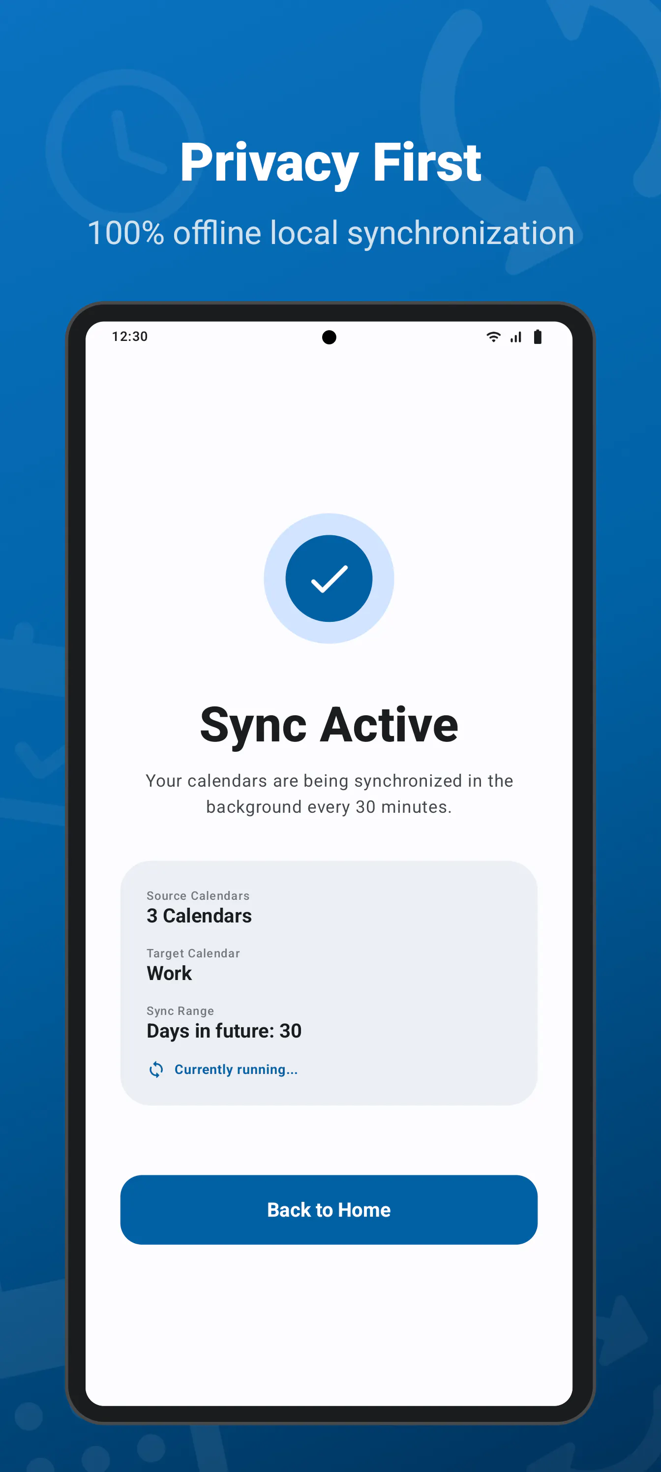 Simple Calendar Sync screenshot 6