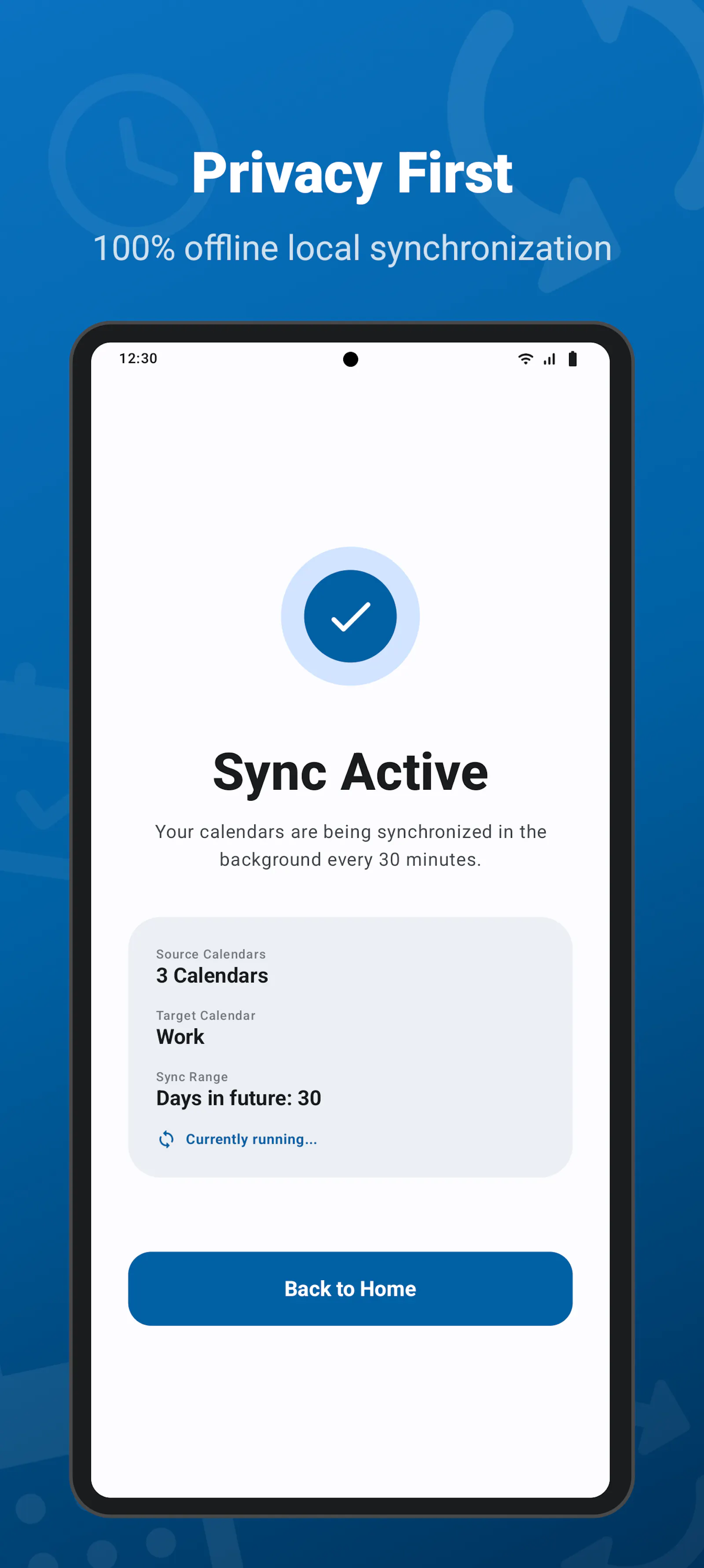 Simple Calendar Sync screenshot 6