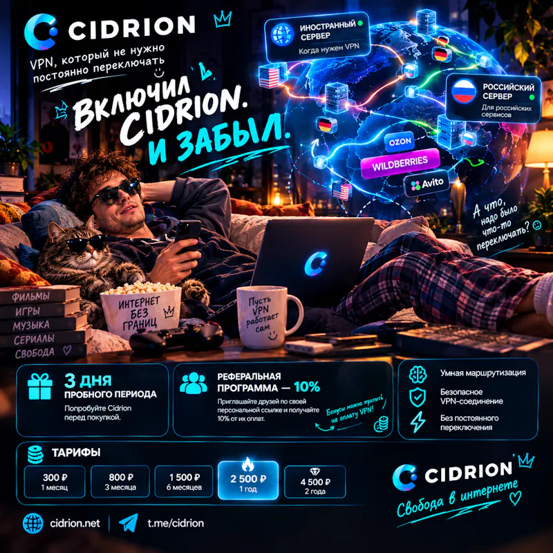 CIDRION VPN screenshot 2