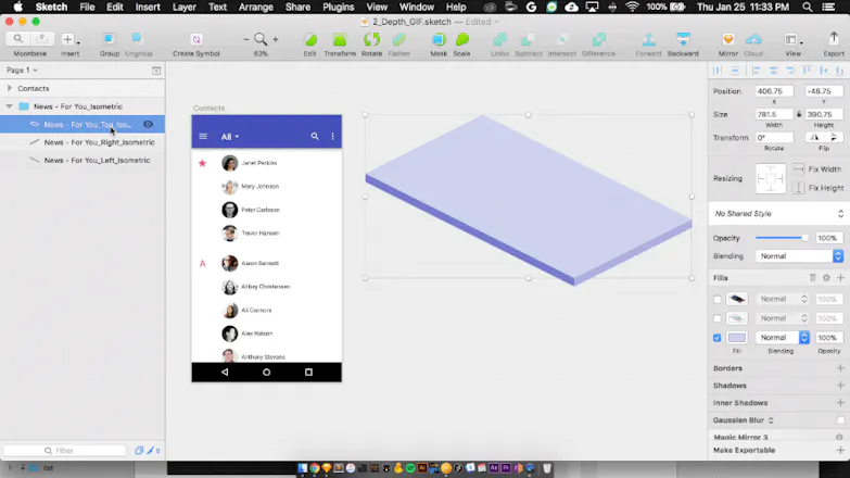 Sketch Isometric Plugin gallery image