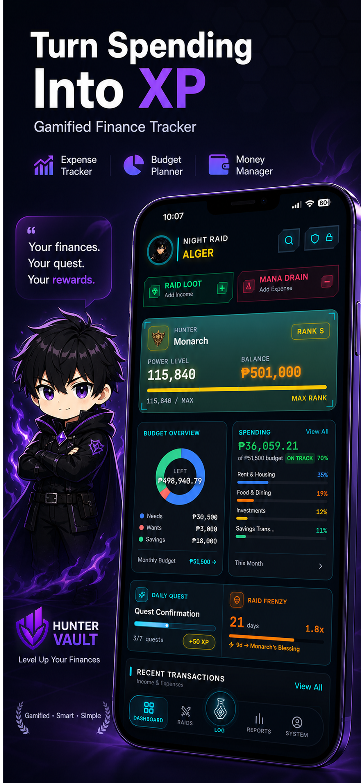 Hunter Vault: Level Up Finance 2.0 gallery image