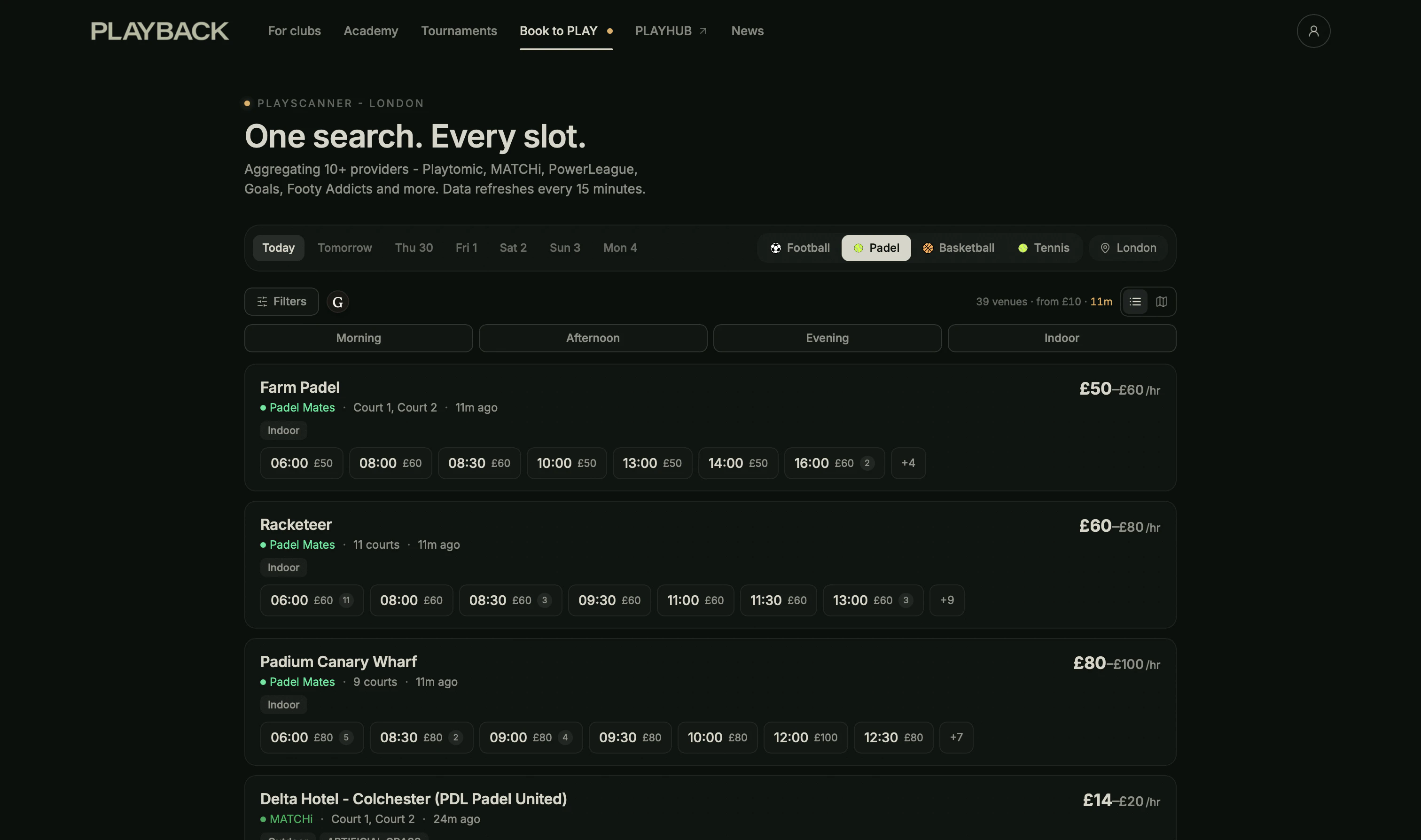 PLAYBACK SPORTS AI screenshot 2