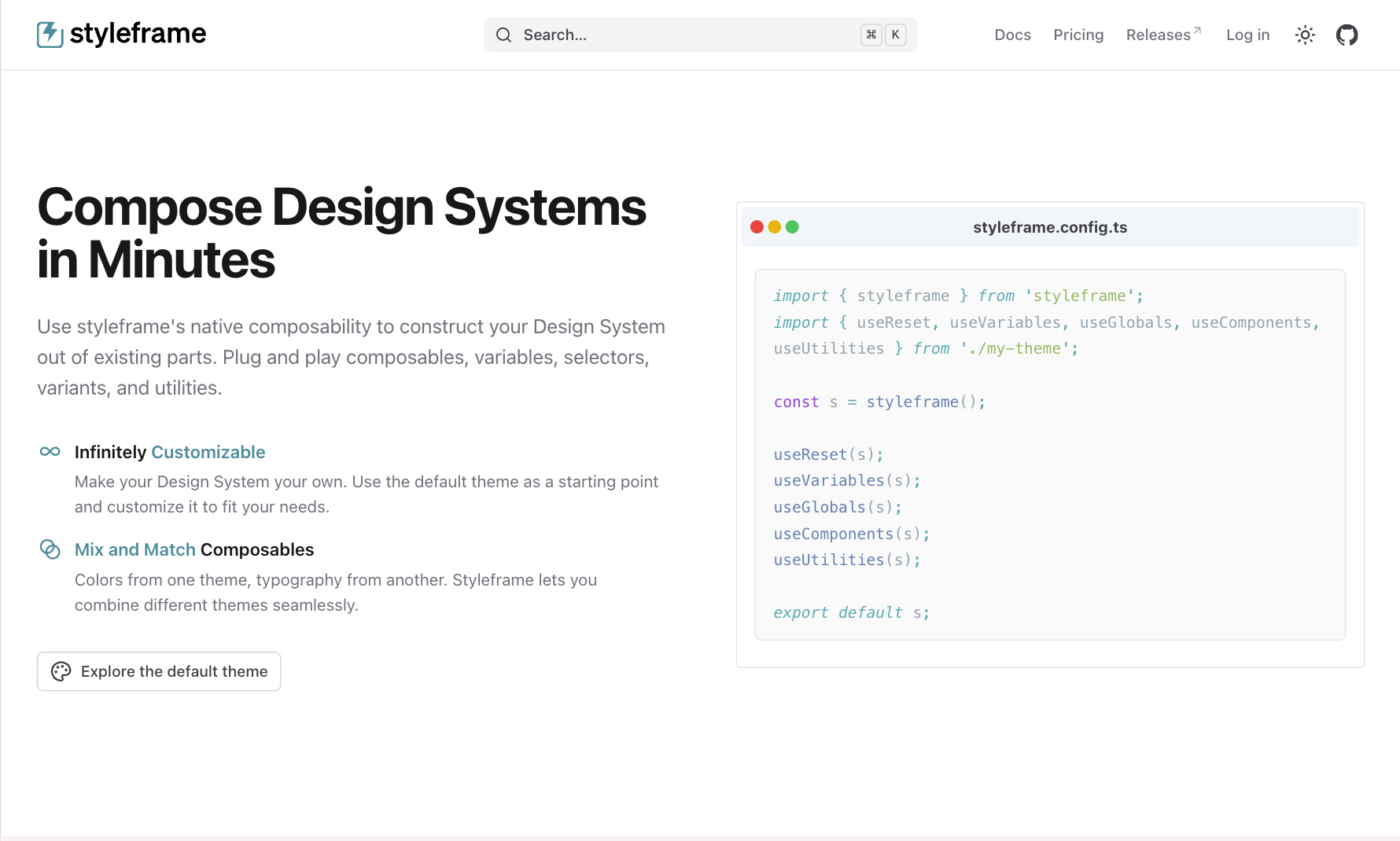 Styleframe - Screenshot 4 showing product features and functionality