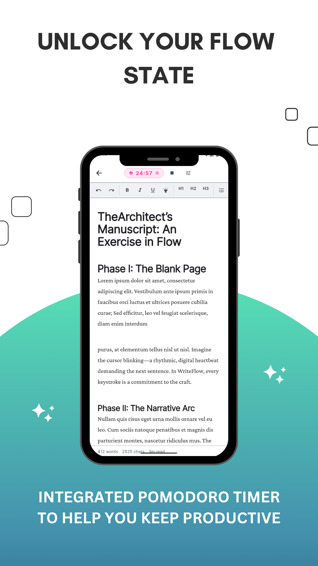 WriteFlow: Focused Writing App gallery image