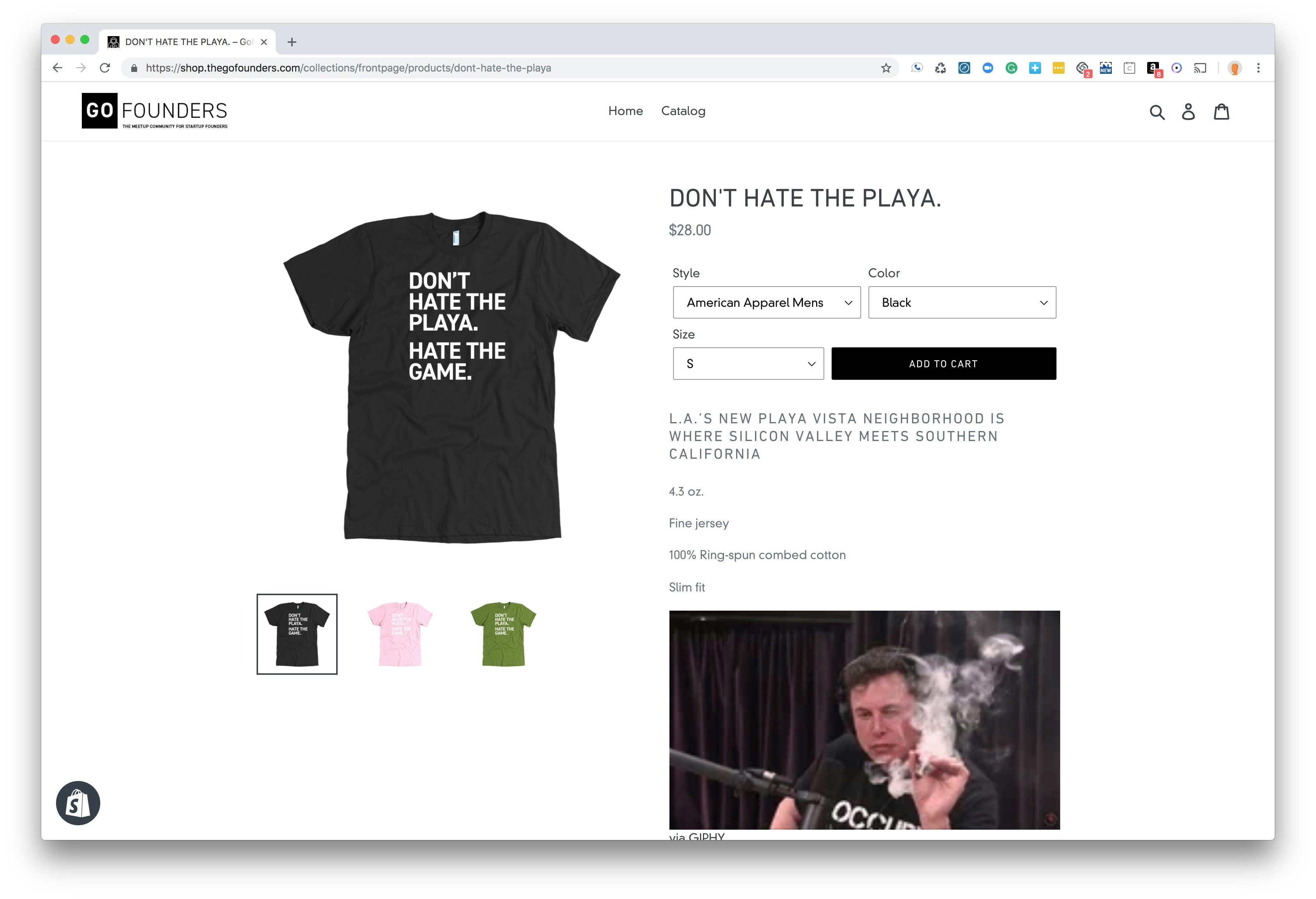 The GoFounders Shop gallery image