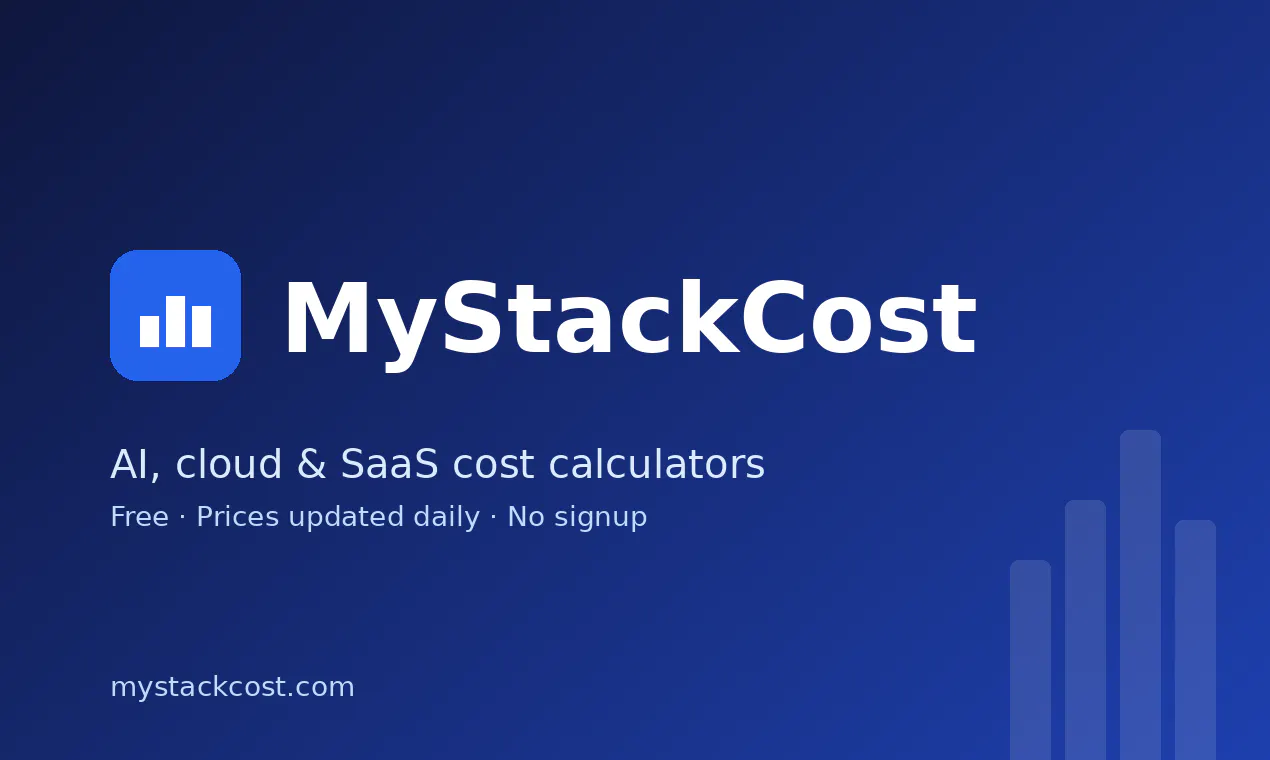 MyStackCost gallery image